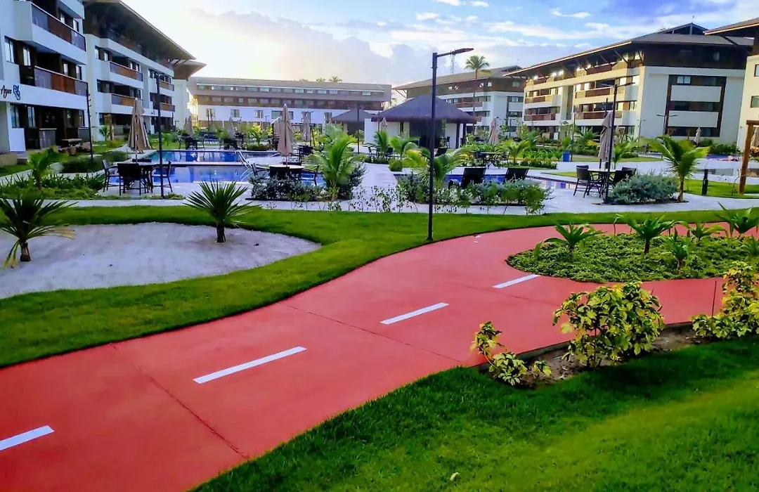 Flat Terreo Beira-Mar No Resort Cupe Beach Living Em Porto De Galinhas-1